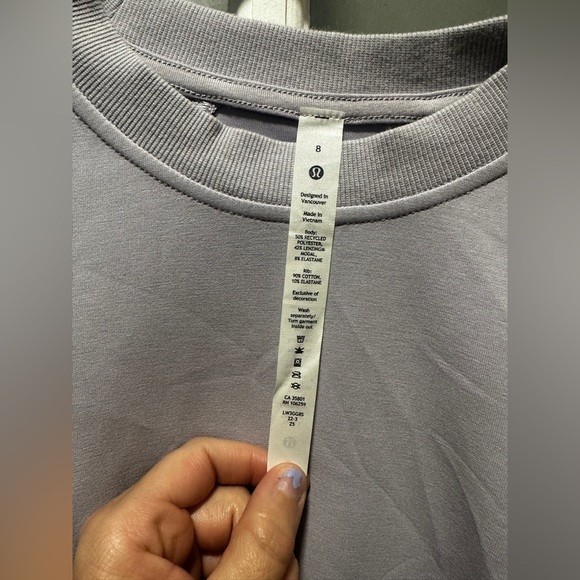NWT Lululemon Softstreme Ribbed-Hem Pullover - Picture 7 of 10